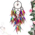 dream catcher 2023 New Feathers Dream Catchers Cute Animal Dream Catchers Home Decoration Indians Natural Feathers Dreamcatcher Wall Hanging. 