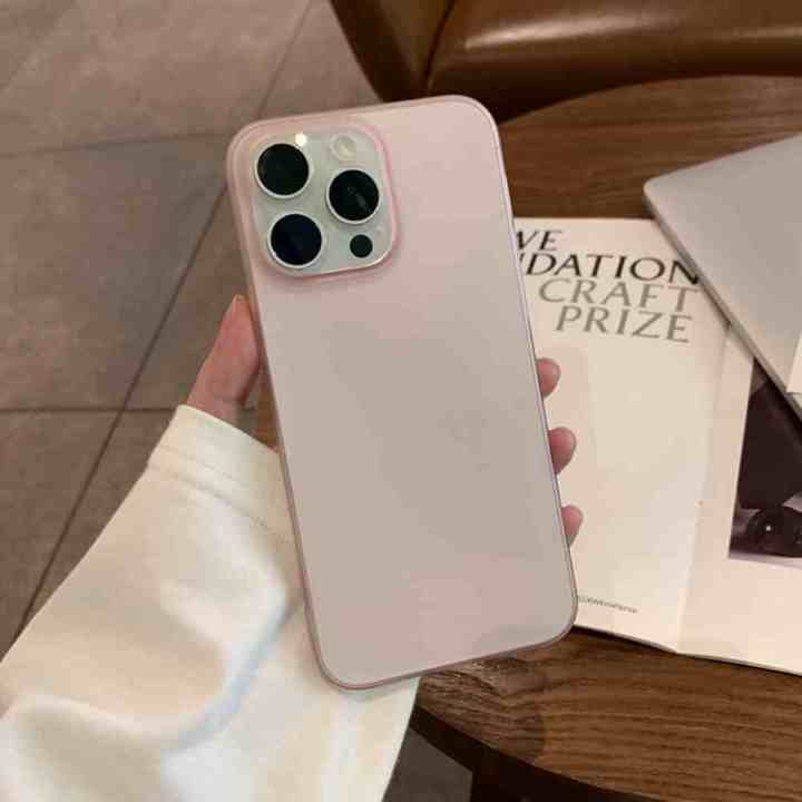 HOCE Ultra Thin Matte Hard Clear Phone Cases For iPhone 17 Air 16 15 14 13 12 11 Pro Max 14 15 Plus 16e  Case Slim Silky Skin Frosted PC Back Cover