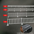 Ho Scale 1:87 1:50 1:35 1:24 Railing Model Isolation Guardrail Protective Fence Architecture Building Materials For Diorama 1pc. 