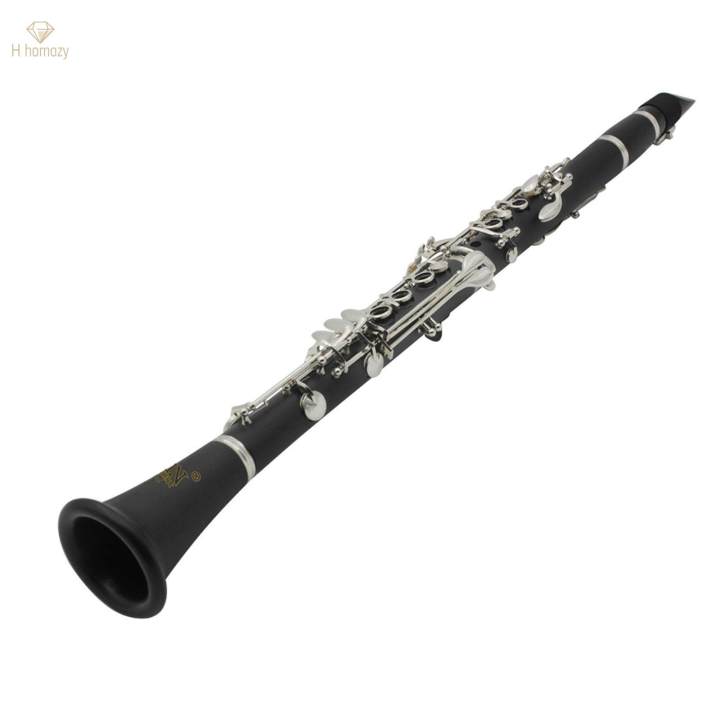 B%20Flat%20Beginner%20Clarinet%20with%20Strap%20Professional%20Bakelite%20Tube%20for%20Professionals%20Orchestra%20Stage%20-%20Image%207