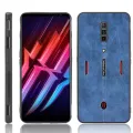 (New arrival) For ZTE nubia Red Magic 6/Red Magic 6 Pro Shockproof Sewing Cow Pattern Skin PC + PU + TPU Case. 