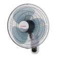 Singer Wall Fan With Remote 50W - FAN-WF1608R - 3 Speed Levels - 16" Blades. 