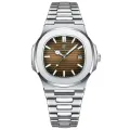 BAISHENG Luxury Watch For Men Waterproof Square Quartz Wrist Watch Luminous Stainless Steel Business Watch. 
