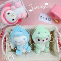 【Wildfolk Studio】Sanrio Plush Keychain Bag Kawaii Cartoon Kuromi My Melody Car Keychain Cinnamoroll Student Backpack Ornaments Children Gifts. 