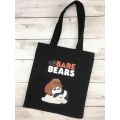 We Bare Bears Tote Bag Canvas Sling Bag Handbag. 