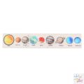 Wooden Solar System Planet Puzzle With Printing Words Montessori 3D Puzzle Early Learning Toys. 