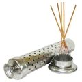 Stainless Steel Round Sturdy Incense Stick Holder Polished Stainless Steel 2 Inch Diameter. 