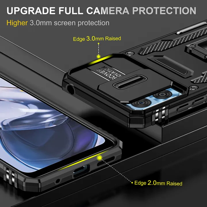 Lereach%20for%20Motorola%20MOTO%20E22%20/%20E22i%20Antiskid%20Bracket%20Shockproof%20Back%20Cover,%20Triangular%20stria%20Armor%20Phone%20Case%20-%20Image%205