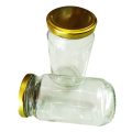 Glass Jar Bottle with Aluminium Lid  350 ml / Glass Bottle with Lid. 