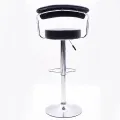 Adjustable Height Swivel Cushioned Bar Stool. 