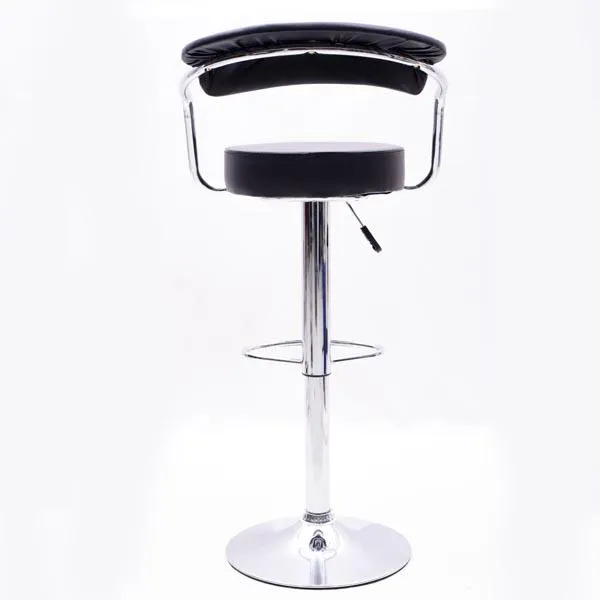 Adjustable Height Swivel Cushioned Bar Stool