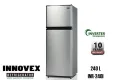 Innovex Double Door Refrigerator 250L invertor -10 years damro warranty (INR-240I) -. 