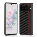 For Google Pixel 7 5G Ultra-thin Carbon Fiber Texture Splicing Phone Case. 