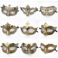 1Pc Masquerade Mask Halloween Costume Party Mask Plastic Half Face Mask Women Men Fancy Dress. 