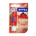 NIVEA Lip Balm fruity shine with strawberry 4.8 g. 