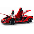 1:32 Die-Cast Lamborghini Model Car – Pull Back Toy with Lights, Music & Openable Doors Metal Car Toy Car. 