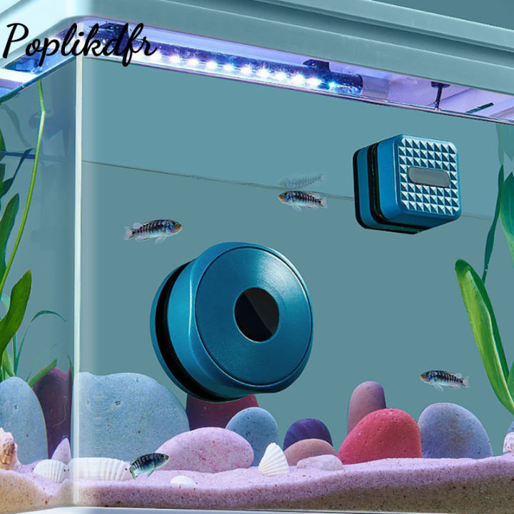 Poplikdfr Fish Tank Cleaner, Magnetic Aquarium Cleaner With Non-slip ...