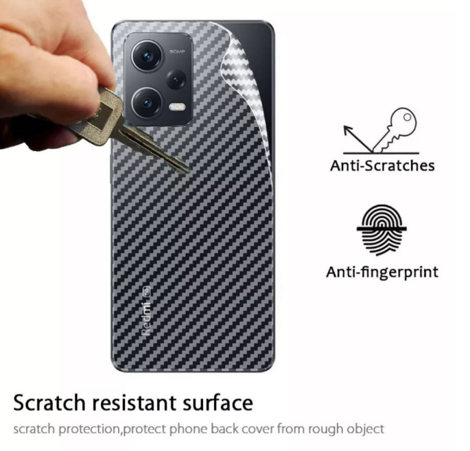Carbon%20fibre%20back%20sticker%20for%20Redmi%20Note%2012%204G%20-%20Image%202