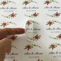 Customized paper texture stickers, personalized logos, wedding and birthday gift box stickers, design customization. 