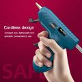 Professional Cordless Hot Melt Glue Machine Home Use Hot Melt Glue Machine USB Rechargeable Craft DIY Repairing Tool Kits with Gluestick. 