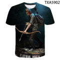 Boy Girl Kids Last Of Us 2 The Last Of Us Part 2 Fashion Men Women Children 3D Printed T Shirt Short Sleeve Casual Tops Tee. 