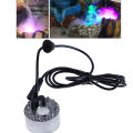 Halloween LED Water Fountain Pond Fogger Mini Mist Maker Fogger Pond Garden Nebulizer For Halloween Christmas Party Decoration Conbo. 