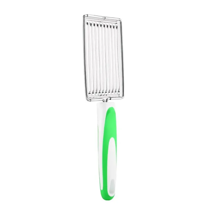 Stainless Steel c on Meat Cutter Ham Fruit Tomato C ese Kitc n Soft Food Cutting Tool Easy Cut Plastic Vege le Slicer