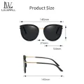 LouisWill Newest Unisex Polarized Sunglasses Anti UV Lens Retro Eyewear Accessories Sun Summer Eye Glasses for Men/Women with A Free Sunglass Bag. 