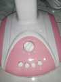 kawashi Table Fan - white & pink. 