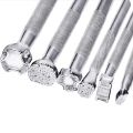 6Pcs Leather Stamping Tools Leather Working Saddle Making Stamps Set. 
