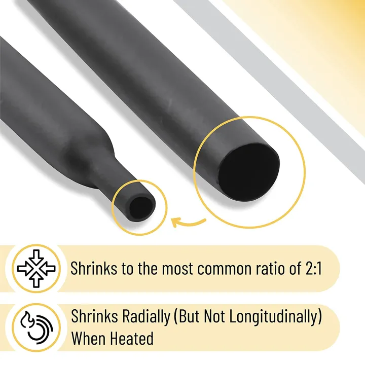2:1%20Heat%20Shrink%20Tube%20Set,Polyolefin,Insulated%20Heat%20Shrinkable%20Sleeve%20for%20Wire%20Connection%20and%20Data%20Line%20Protection%20With%20Heater%20-%20Image%204