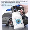 1.5L Electric Car Foam Sprayer Electric Pressurized Foam Sprayer for Car Washing with USB Rechargeable 2000mAh Cordless Pump Foam Sprayer for Car Washing Gardening Pet Grooming. 