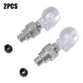 2Pcs Skull Motion Sensor Motorcycles LED Valve Caps / Car Bike Wheel Tire Dust-Proof Valve Cap Cycling Accessories. 