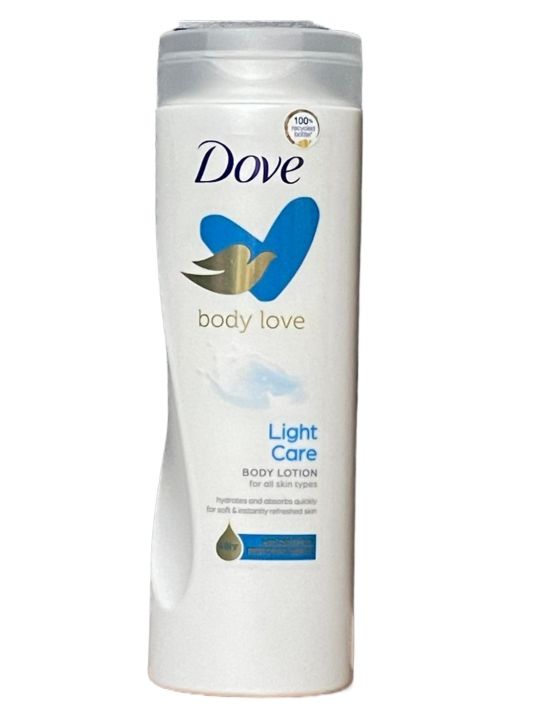 DOVE Nourishing Body Care Light Hydro or LIGHT CARE Body Lotion Dlhr Refreshing 48H for Normal Skin 400ml
