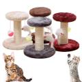 Cat Scratcher Tree Poles Tree Board Condo House Toys Small Cat Tree Cat Scratcher For Kitten And Adult. 