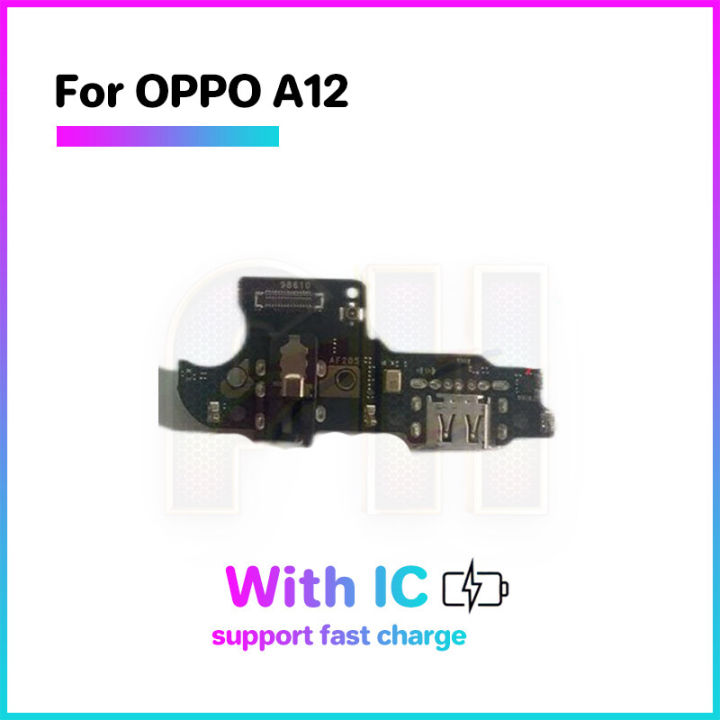 USB Charging charger port board for OPPO A12 with IC Mainboard Flex USB Port ribbon flex Cable Phone Tail plug Data cable signal communication interface