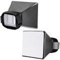 Moussy Flash Diffuser High Transmittance Soft Light, Effect Ultra-thin Universal Flash Speedlite Softbox Diffuser for Canon, Yongnuo and Nikon Speedlight (Universal, Collapsible). 