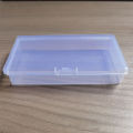 Rectangular Lock Empty Box Transparent Plastic Spare Parts Tool Storage Box Fugar. 