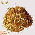 SuperRide Metallic Foil Pom Poms Shine with 2pcs Metallic Cheerleader Pompoms Perfect for Sports Events Dancing Atmosphere Props Non-slip Handle Hand Flowers Pom Poms for Ultimate Fun Dance Team Pom. 