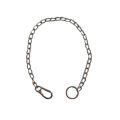 Dog Steel Necklace Chain with Lock Dog Training Choke Collar Adjustable Stainless Steel Chain Slip Collar Best for Puppys Dogs Steel Choker Chain. 