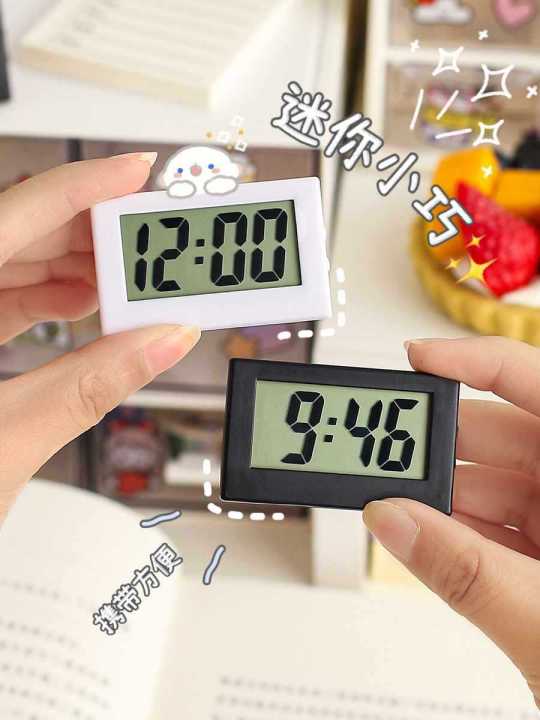 Mini Table Clock Small Size Desk Clock Cute and Compact for Students ...