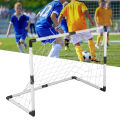 Soccer Practice Net Gate Safety Folding Kids Soccer Gate Pump Multi Function Portable for Backyard. 