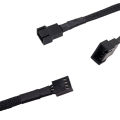CPU Fan Temperature Control Extension Cable 30cm 4 Pin for Motherboard PC and Computer Case Cooling Systems. 