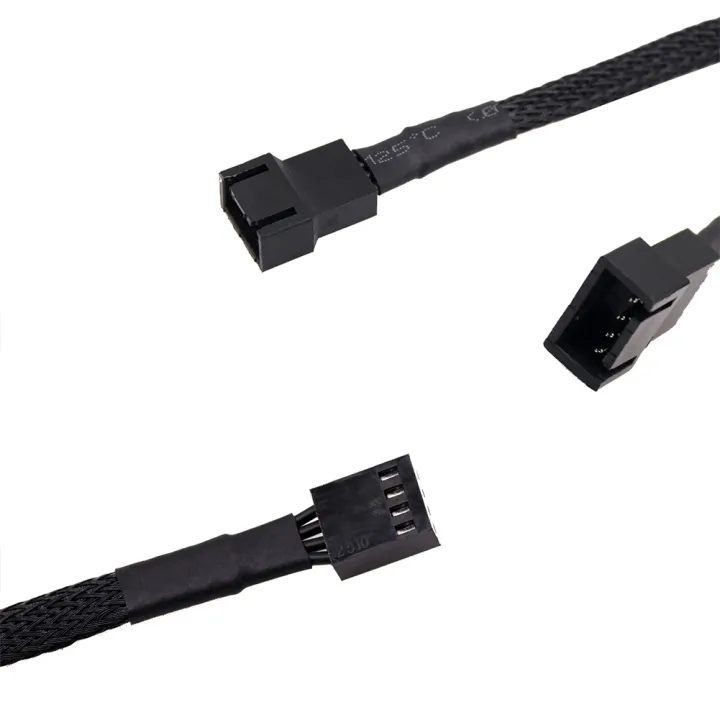 CPU Fan Temperature Control Extension Cable 30cm 4 Pin for Motherboard ...