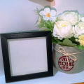 Photo Frame 4 x 4 Inch Black Photo Frame Stand With Glass. 