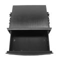 BRADOO- Universal Car Storage Box CX-38 Single Layer Auto Single Din Dash Radio Installation Pocket-Kit 177X50X120mm. 