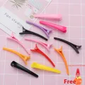 【WEJA】10Pcs/Set Professional Basic Hair Grip Clips Hairdressing Sectioning Cutting Hair Clamps Clip Plastic Salon Styling Hair Clips. 
