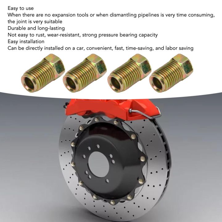 Brake%20Line%20Fittings%20Metal%2024%20Threads%20Wear%20Resistant%203/8%20Inch%20Labor%20Saving%20Brake%20Line%20Union%20for%203/16%20in%20Brake%20Line%20Tube%20-%20Image%208