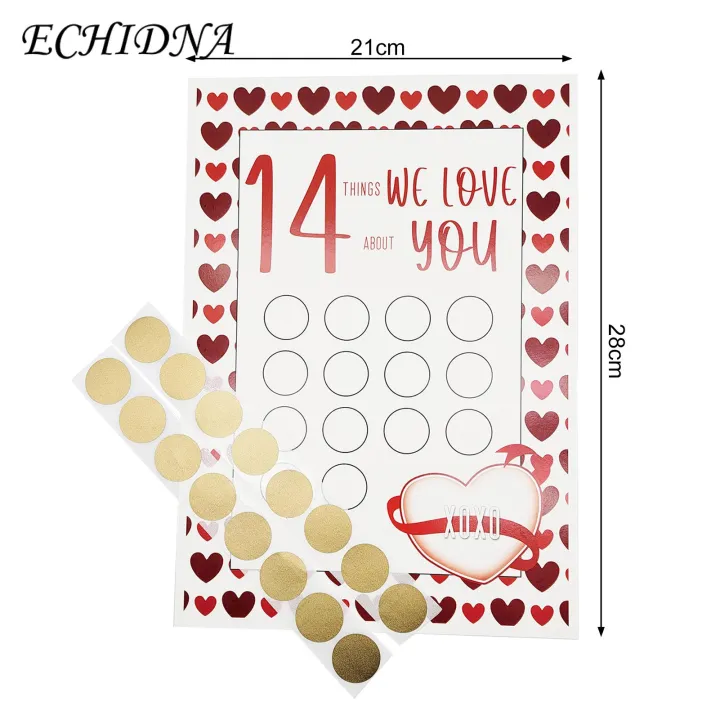 Scratch-off%20Card%20Romantic%20Scratch-off%20Love%20Card%2014%20Things%20I%20Adore%20about%20Perfect%20Valentine's%20Day%20Gift%20for%20Lovers%20in%20Southeast%20Asia%20Interactive%20Card%20-%20Image%202