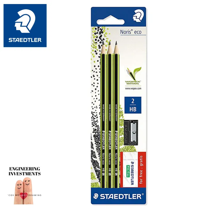 STAEDTLER%C2%AE%20Noris%20Eco%20180%2030%20Graphite%203%20Pencil%20Set%2018030SBK-1%20-%20Image%202